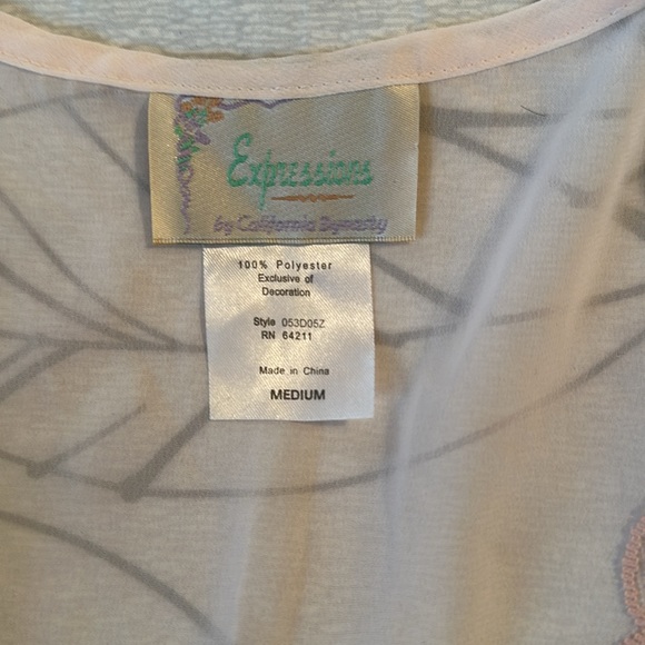 One  piece sheer Robe - Picture 6 of 8